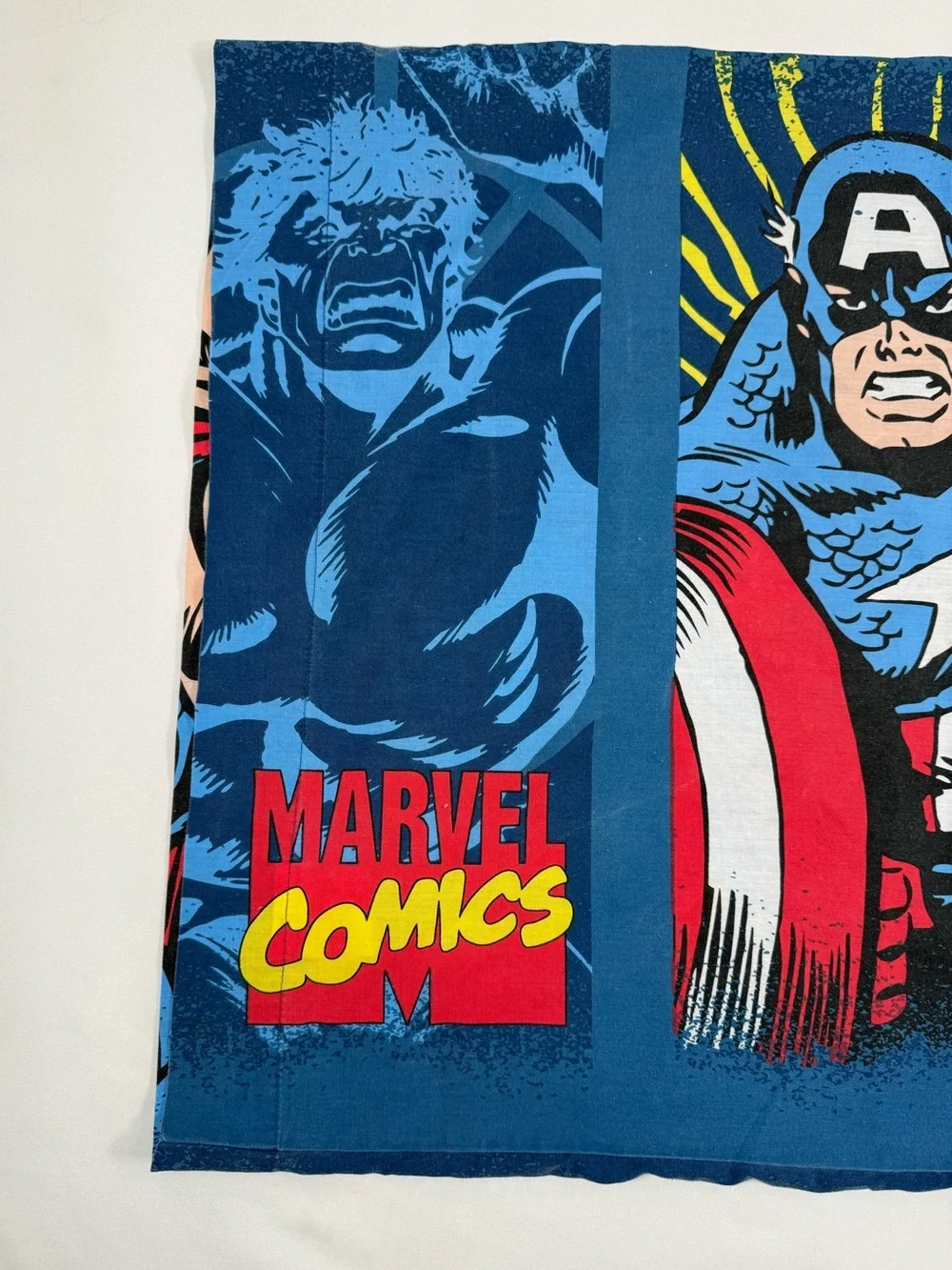 MARVEL Boys Superhero Pillowcase Spider Man‎ Captain America Thor Iron Man Hulk